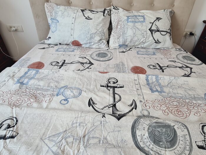 Set 2 fete de perna Ancore Ariale, bumbac, 40x40cm - imagine 2