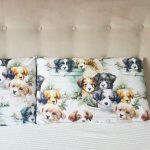 Lenjerie de Pat Catelusi 5D Ariale– Bumbac 100%, Imprimare Digitală, 4 Piese - imagine 5