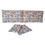 Lenjerie de Pat Margarete Pastelate 5D Ariale– Bumbac, Imprimare Digitală, 4 Piese - imagine 11