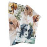 Lenjerie de Pat Catelusi 5D Ariale– Bumbac 100%, Imprimare Digitală, 4 Piese - imagine 9